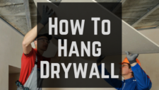 How to hang drywall