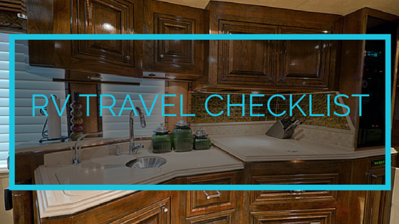 rv travel checklist